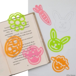 Easter Character Stencil Draw Bookmarks - BIG 144 PK